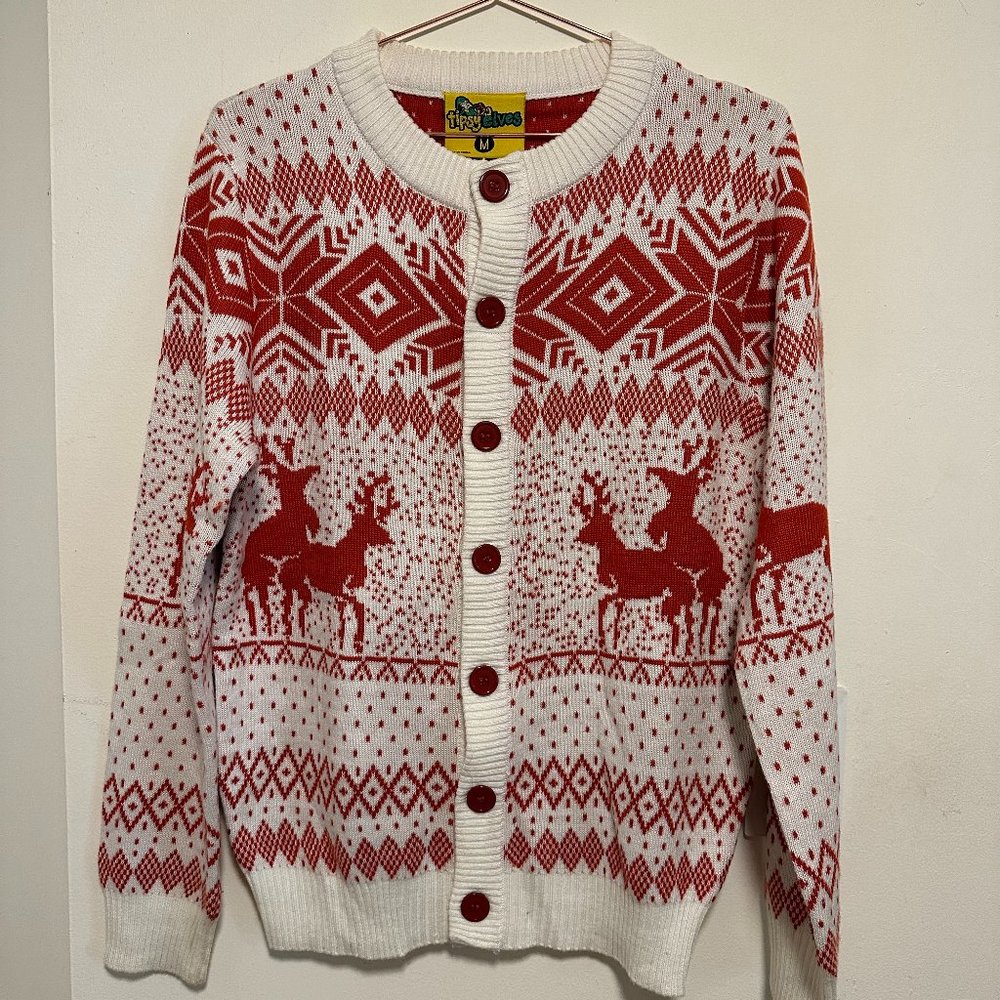 Tipsy Elves Ugly Christmas Cardigan Sweater